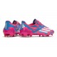 Scarpe ADIDAS F50 FG Ghosted Adizero FG Rosa Blu Bianco