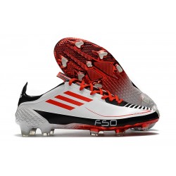 Scarpe ADIDAS F50 FG Ghosted Adizero FG Bianco Rosso Nero