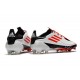 Scarpe ADIDAS F50 FG Ghosted Adizero FG Bianco Rosso Nero