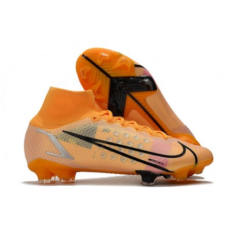 Nike Mercurial Superfly VIII Elite FG Arancione Nero