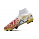 Nike Mercurial Superfly VIII Elite FG Ronaldo Bianco Rosso Blu Oro