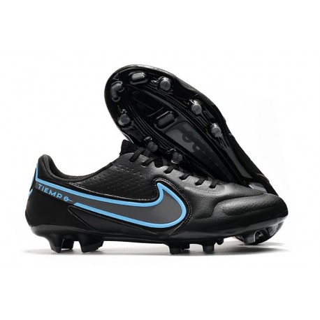 Nike Tiempo Legend IX Elite FG Scarpe Nero Grigio Ferro