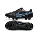 Nike Tiempo Legend IX Elite FG Scarpe Nero Grigio Ferro