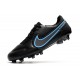 Nike Tiempo Legend IX Elite FG Scarpe Nero Grigio Ferro