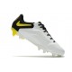 Nike Tiempo Legend IX Elite FG Scarpe Bianco Fumo Scuro Grigio Nero Giallo