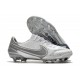 Nike Tiempo Legend IX Elite FG Scarpe Bianco Grigio