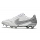 Nike Tiempo Legend IX Elite FG Scarpe Bianco Grigio