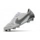 Nike Tiempo Legend IX Elite FG Scarpe Bianco Grigio