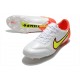 Nike Tiempo Legend IX Elite FG Scarpe Bianco Volt Cremisi Vivace