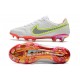 Nike Tiempo Legend IX Elite FG Scarpe Bianco Rosso Rosa