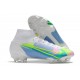 Nike Mercurial Superfly VIII Elite FG Bianco Blu Verde