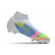 Nike Mercurial Superfly VIII Elite FG Bianco Blu Verde