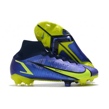 Nike Mercurial Superfly VIII Elite FG Zaffiro Volt Blu Void