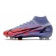 Nike Mercurial Superfly VIII Elite FG Mbappe Thistle Chiaro Argento Metallico