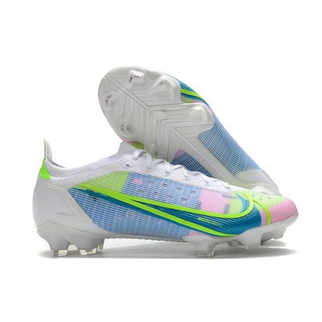 Nike Mercurial Vapor 14 Elite FG Bianco Blu Volt