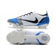 Nike Mercurial Vapor 14 Elite FG Bianco Blu Nero