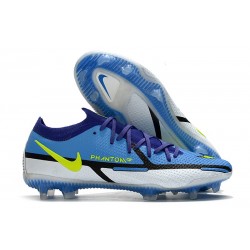 Nike Phantom Generative Texture 2 Elite FG Blu Giallo Grigio