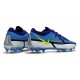 Nike Phantom Generative Texture 2 Elite FG Blu Giallo Grigio