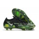 Nike Phantom Generative Texture 2 Elite FG Nero Metallic Platino Verde Strike