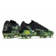 Nike Phantom Generative Texture 2 Elite FG Nero Metallic Platino Verde Strike