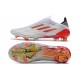 adidas X Speedflow+ FG Scarpa Bianco Ferro Metallizzato Rosso Solare