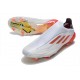 adidas X Speedflow+ FG Scarpa Bianco Ferro Metallizzato Rosso Solare