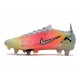 Nike Mercurial Vapor XIV Elite SG Anti-Clog Bianco Argento Metallico Platino Puro