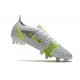 Nike Mercurial Vapor XIV Elite SG Anti-Clog Bianco Nero Metallic Argento Volt