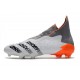 Scarpe adidas Predator Freak+ FG Bianco Ferro Metallizzato Rosso Solare