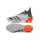 Scarpe adidas Predator Freak+ FG Bianco Ferro Metallizzato Rosso Solare