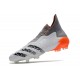 Scarpe adidas Predator Freak+ FG Bianco Ferro Metallizzato Rosso Solare