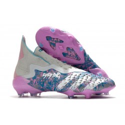 Scarpe adidas Predator Freak+ FG Grigio Rosa Blu