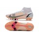 Nike Mercurial Superfly VIII Elite AG Pro Bianco Nero Cremisi Vivace Rosa Blast