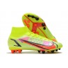 Nike Mercurial Superfly VIII Elite AG Pro Volt Cremisi Vivace Nero