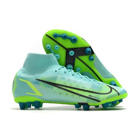 Nike Mercurial Superfly VIII Elite AG Pro Turchese Dinamico Lime Glow