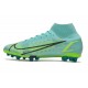 Nike Mercurial Superfly VIII Elite AG Pro Turchese Dinamico Lime Glow