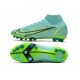 Nike Mercurial Superfly VIII Elite AG Pro Turchese Dinamico Lime Glow