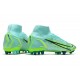 Nike Mercurial Superfly VIII Elite AG Pro Turchese Dinamico Lime Glow