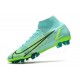 Nike Mercurial Superfly VIII Elite AG Pro Turchese Dinamico Lime Glow