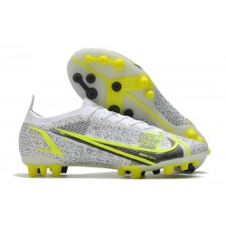 Nike Mercurial Vapor XIV Elite AG-Pro Bianco Nero Metallic Argento Volt