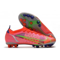 Nike Mercurial Vapor XIV Elite AG-Pro Cremisi Vivace Argento Metallico