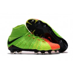 Scarpe da Calcio Nike Hypervenom Phantom III DF FG - Verde Arancio