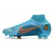 Nike Mercurial Superfly 8 Elite FG Blu Cloro Arancione Laser Marina