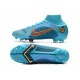 Nike Mercurial Superfly 8 Elite FG Blu Cloro Arancione Laser Marina