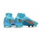 Nike Mercurial Superfly 8 Elite FG Blu Cloro Arancione Laser Marina