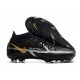 Nike Phantom Gt 2 Elite DF FG Nero Metallic Grigio Scuro Oro Metallico