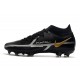 Nike Phantom Gt 2 Elite DF FG Nero Metallic Grigio Scuro Oro Metallico