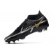 Nike Phantom Gt 2 Elite DF FG Nero Metallic Grigio Scuro Oro Metallico