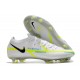 Nike Phantom Generative Texture 2 Elite FG Bianco Nero Verde