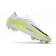 Nike Phantom Generative Texture 2 Elite FG Bianco Nero Verde